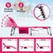 Folding Outdoor Lounge Chair with Adjustable Backrest and Cushioned Face Pillow
